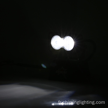 Mini 3 pouces Lumière de travail 9 W carré les lumières de travail à moto à LED à LED Highlight Light LED unique pour moto